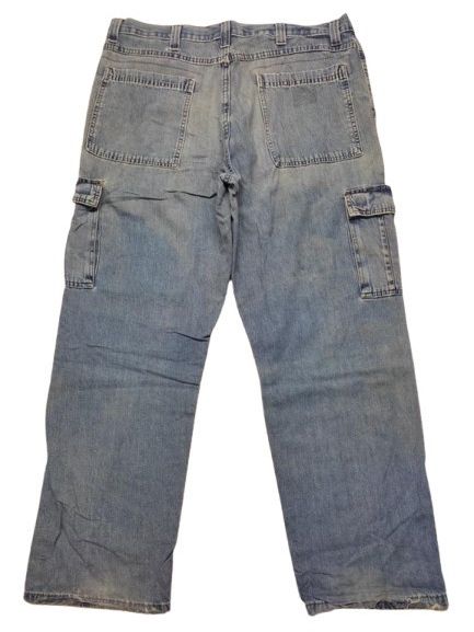 Vintage × Wrangler VINTAGE WRANGLER CARGO JEANS DISTRESSED STYLE Size US 41 - 3 Thumbnail