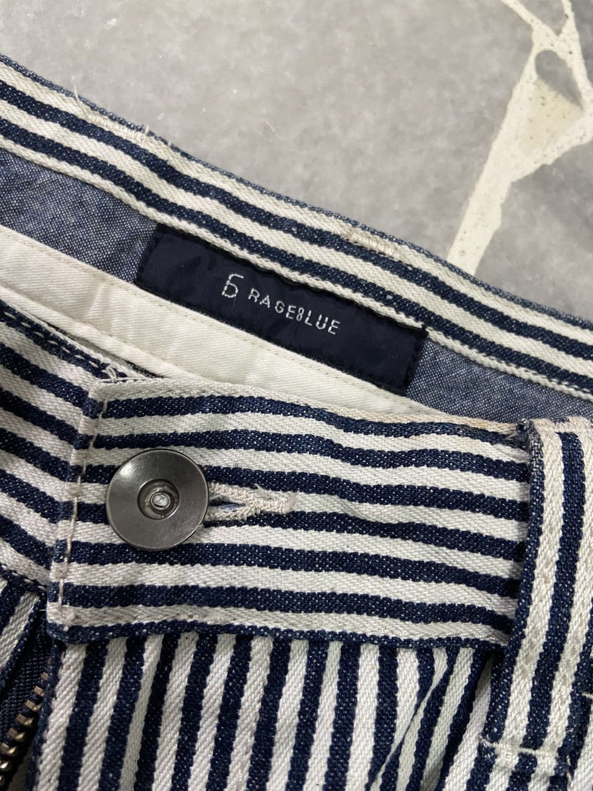 Japanese Brand × RAGEBLUE Cargo Jeans Striped Rageblue Japan Size US 32 / EU 48 - 3 Thumbnail