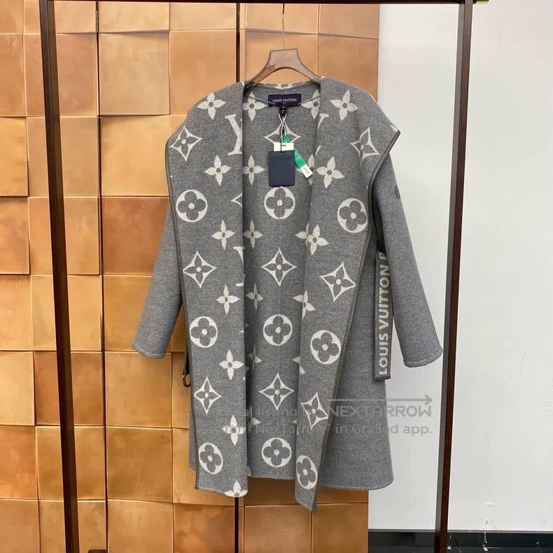 Louis Vuitton Louis Vuitton Off-white presbyopic full-print bathrobe coa Size XS / US 0-2 / IT 36-38 - 3 Thumbnail