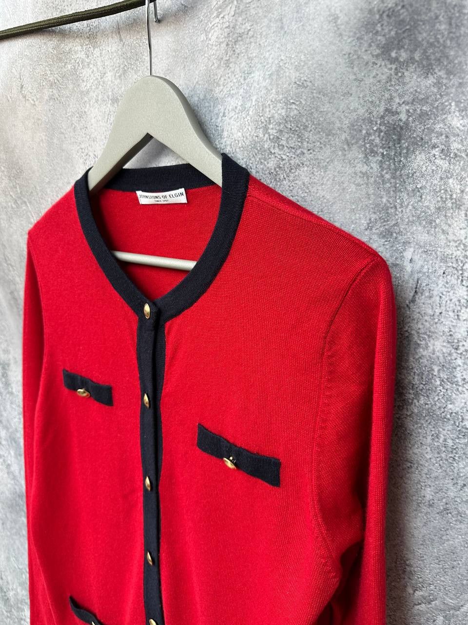 Johnstons Of Elgin Johnstons of Elgin Cashmere/Silk Cardigan Luxury Long Sleeve Size L / US 10 / IT 46 - 6 Thumbnail