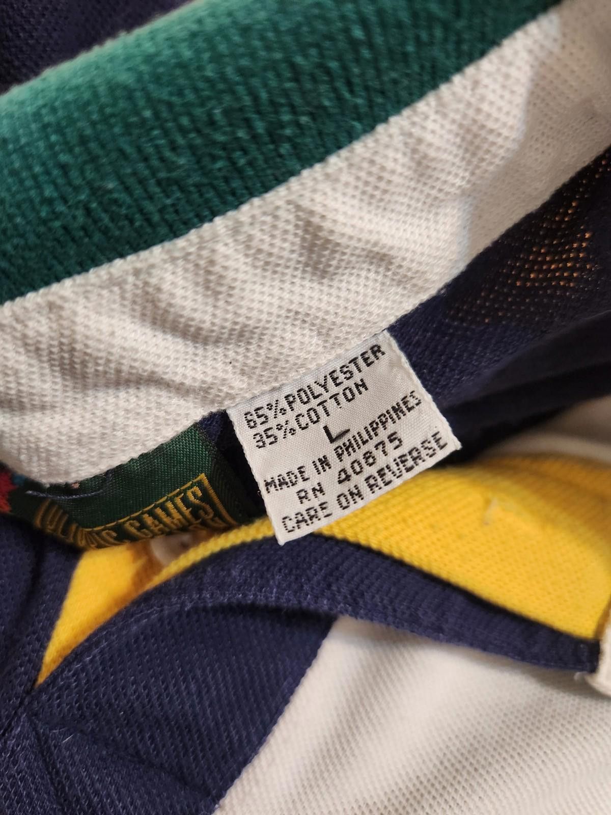 Designer VTG 90s Atlanta Olympic Games Mens L Polo Shirt Colorblock Size US L / EU 52-54 / 3 - 5 Thumbnail
