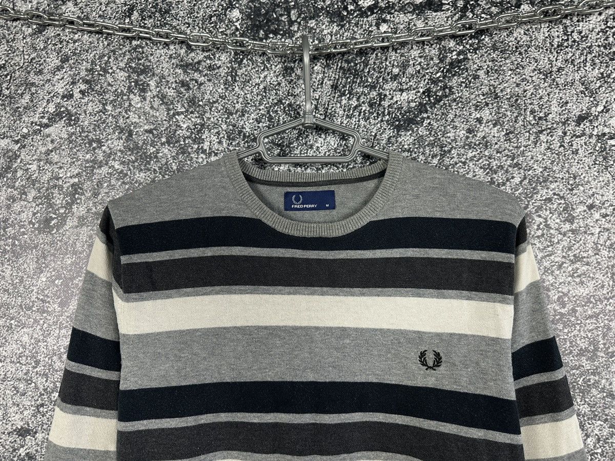 Fred Perry Fred Perry Striped Pullover Long Sleeve Casual Vintage Sz M Size US M / EU 48-50 / 2 - 2 Thumbnail