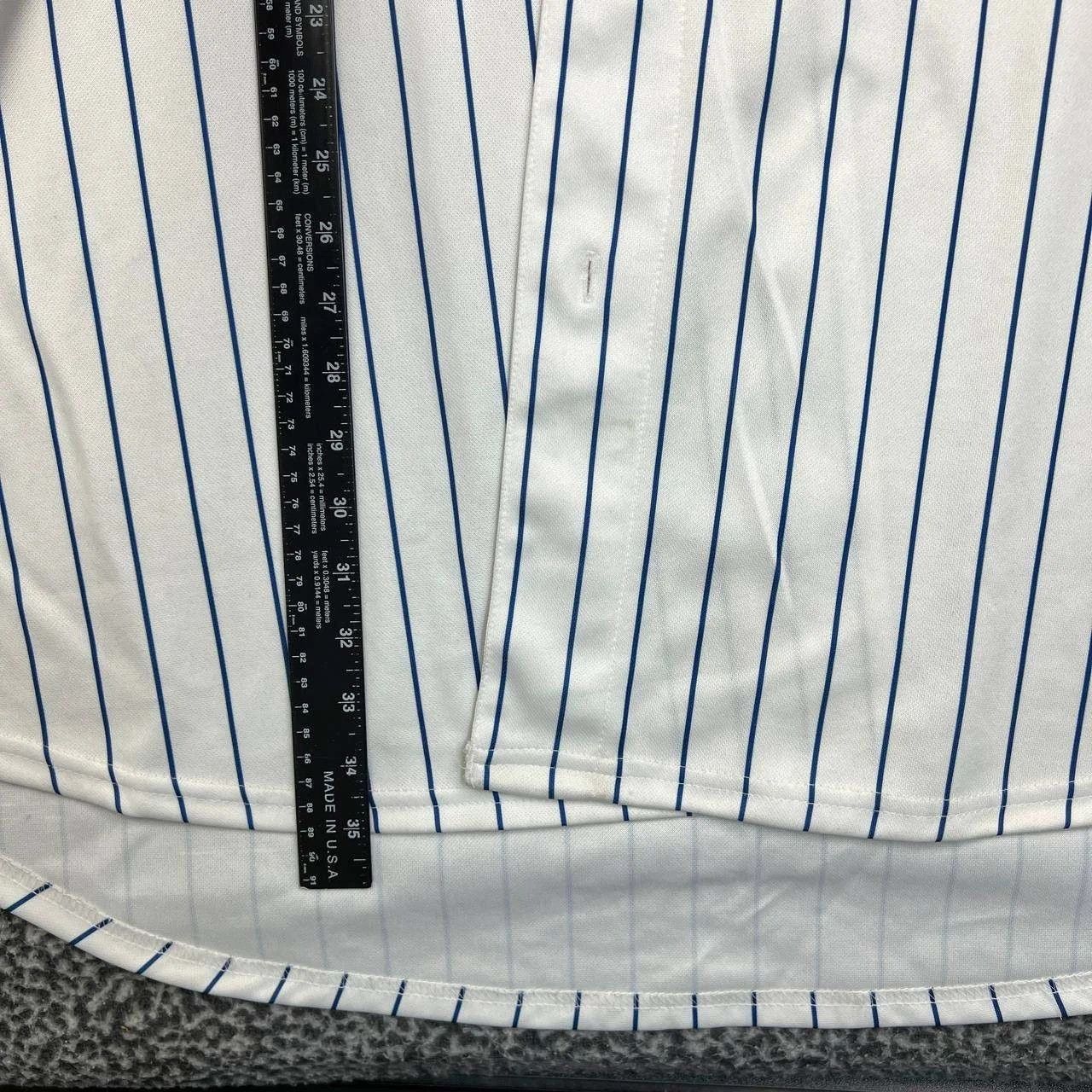 Majestic New York Mets Jersey Shirt Men 5X White Striped Majestic New Size US XXL / EU 58 / 5 - 7 Thumbnail