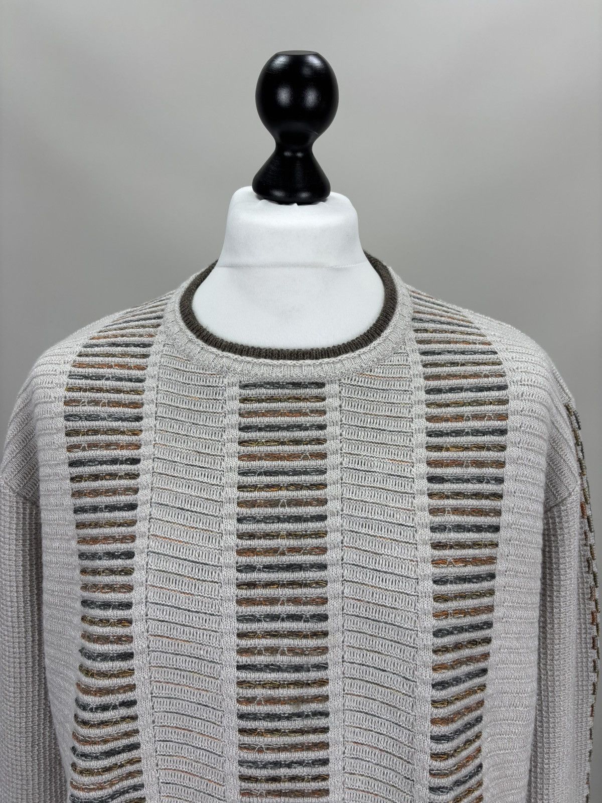 Carlo Colucci Mens sweater Carlo Colucci Size XXL/XXXL Color Gray Size US XXL / EU 58 / 5 - 3 Thumbnail