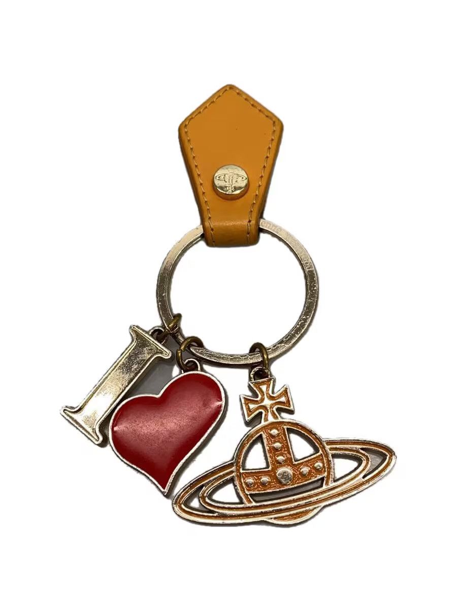 Vivienne Westwood I Love Orb Heart Keyring Size ONE SIZE - 1 Thumbnail