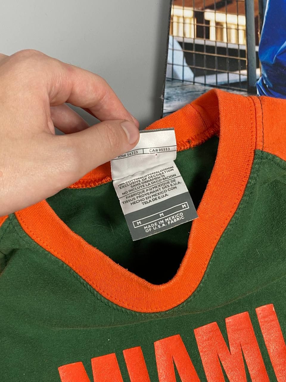 Nike Vintage Nike Team Miami Football Shirt Green Orange Y2K Size US M / EU 48-50 / 2 - 9 Thumbnail