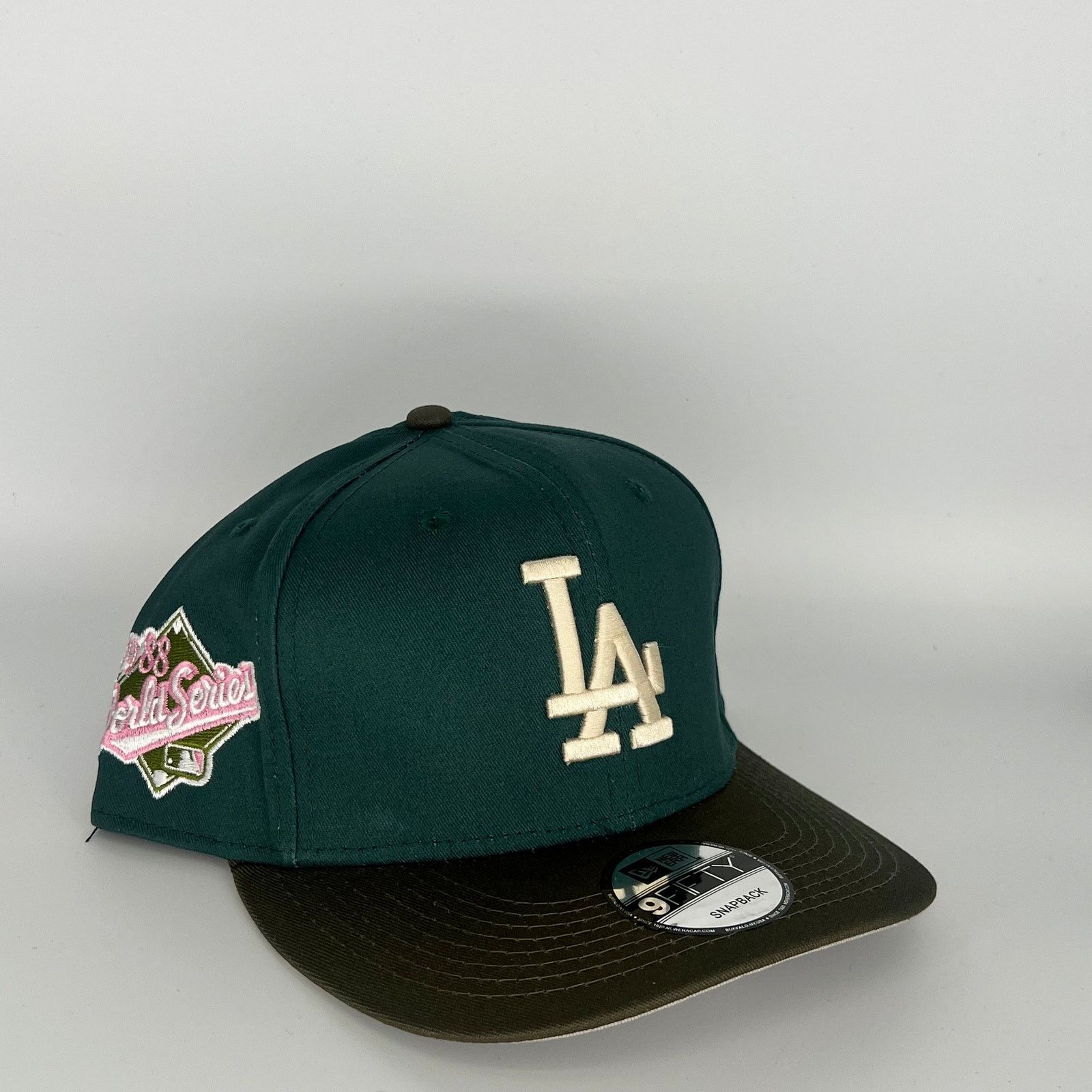 New Era Green Brown UV Los Angeles Dodgers 1988 World Series New Era Size ONE SIZE - 1 Thumbnail