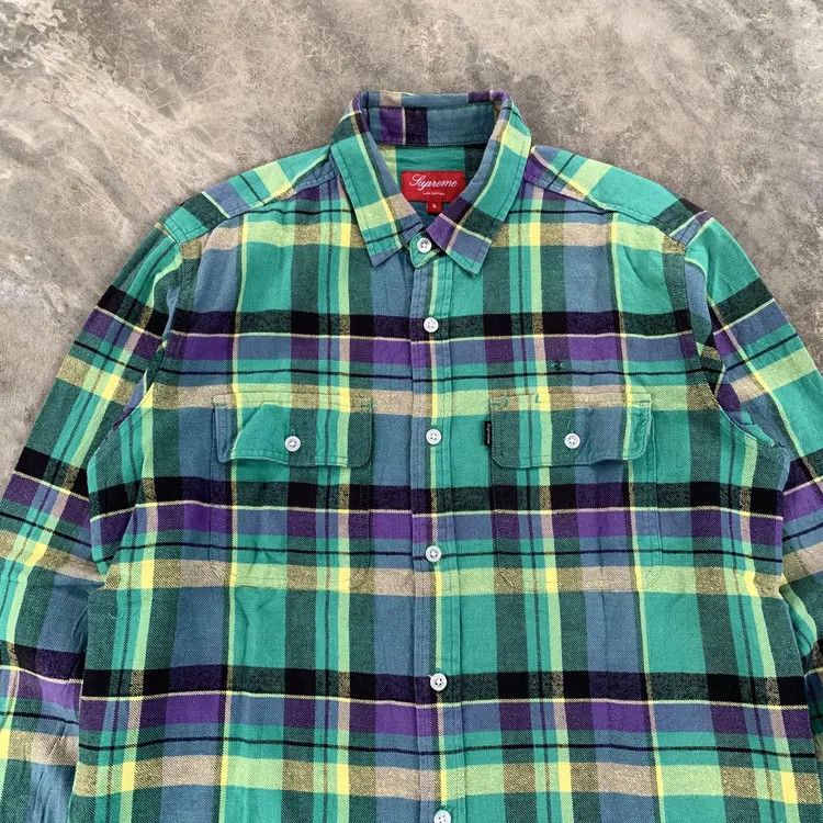 Supreme Supreme Green Plaid Flannel Size US S / EU 44-46 / 1 - 2 Thumbnail