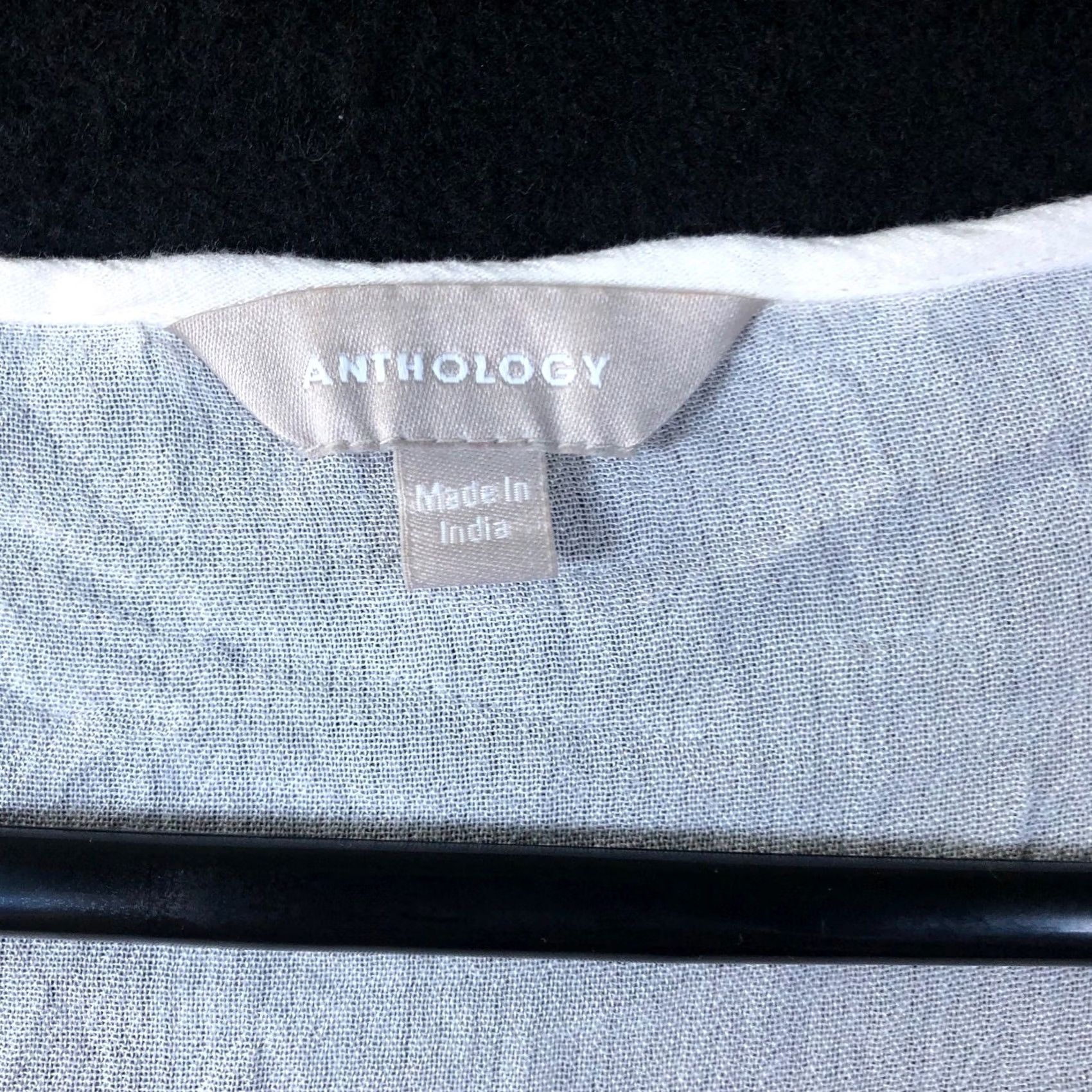 Vintage Anthology Shirt White Embroidered Sheer Long Sleeve 12 Viscose Womens Shirt Casual Workwear 100% Viscose XS-XL? Size XL / US 12-14 / IT 48-50 - 6 Thumbnail