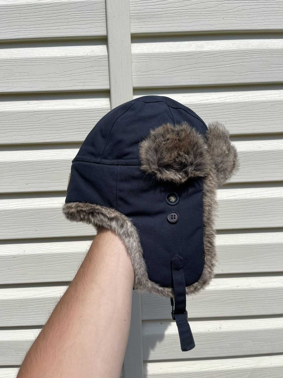 Fjallraven Fjallraven G1000 Faux Fur Singi Trapper Winter Outdoor Hat Size ONE SIZE - 3 Thumbnail