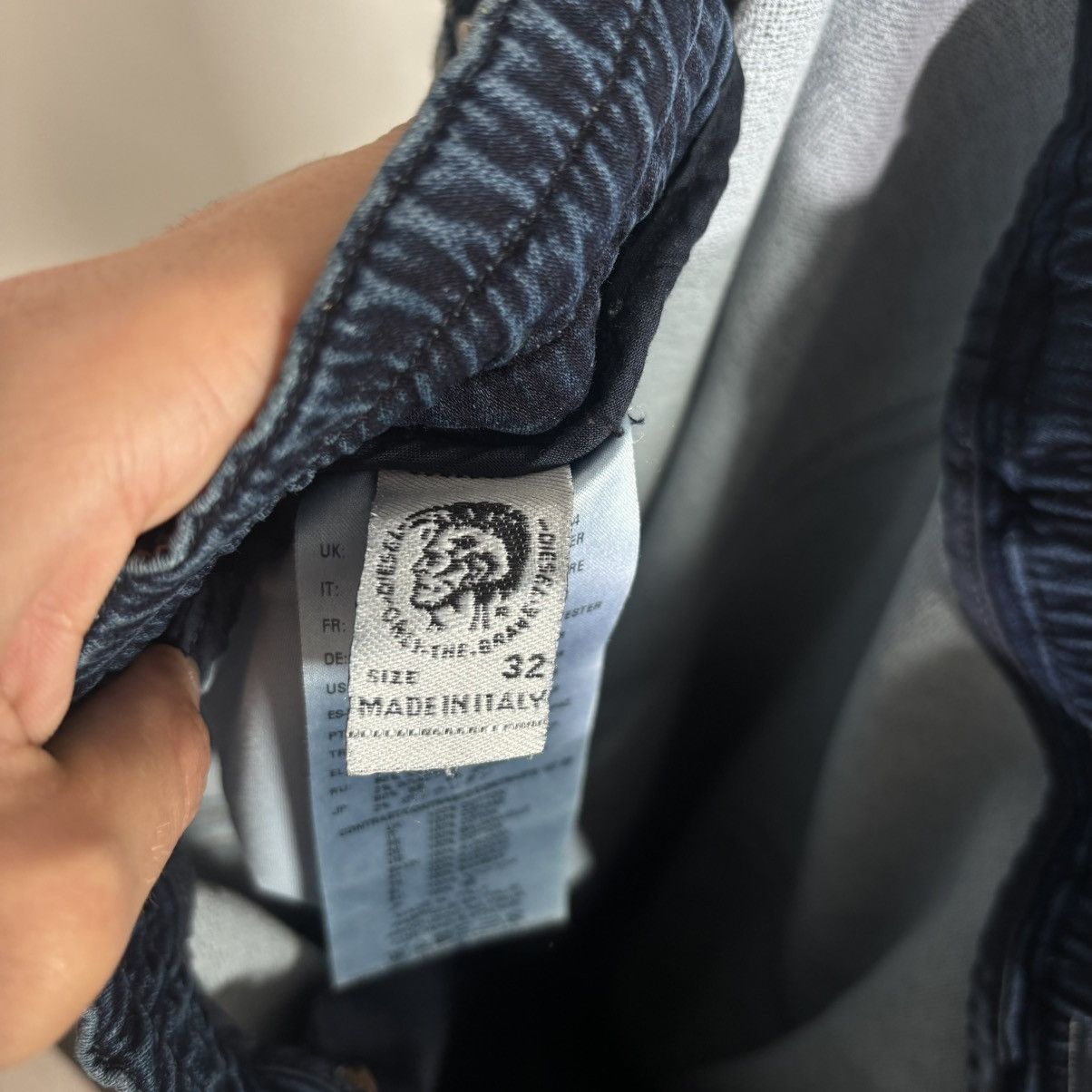 Diesel Diesel Flared Ripstop Denim Sweats Used Size US 30 / EU 46 - 8 Thumbnail