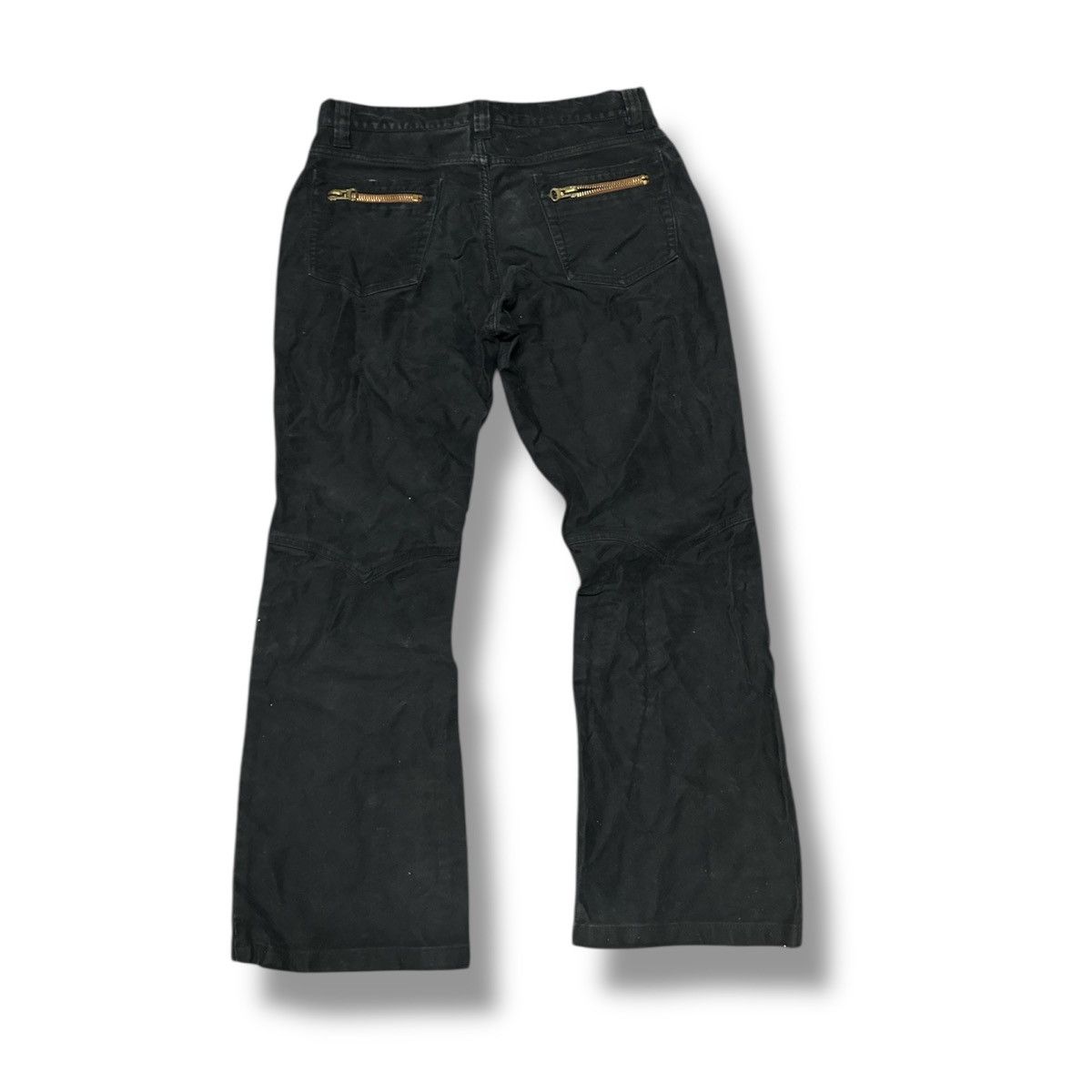 Vintage Daily News Punk Style Suede Denim Size US 32 / EU 48 - 5 Thumbnail