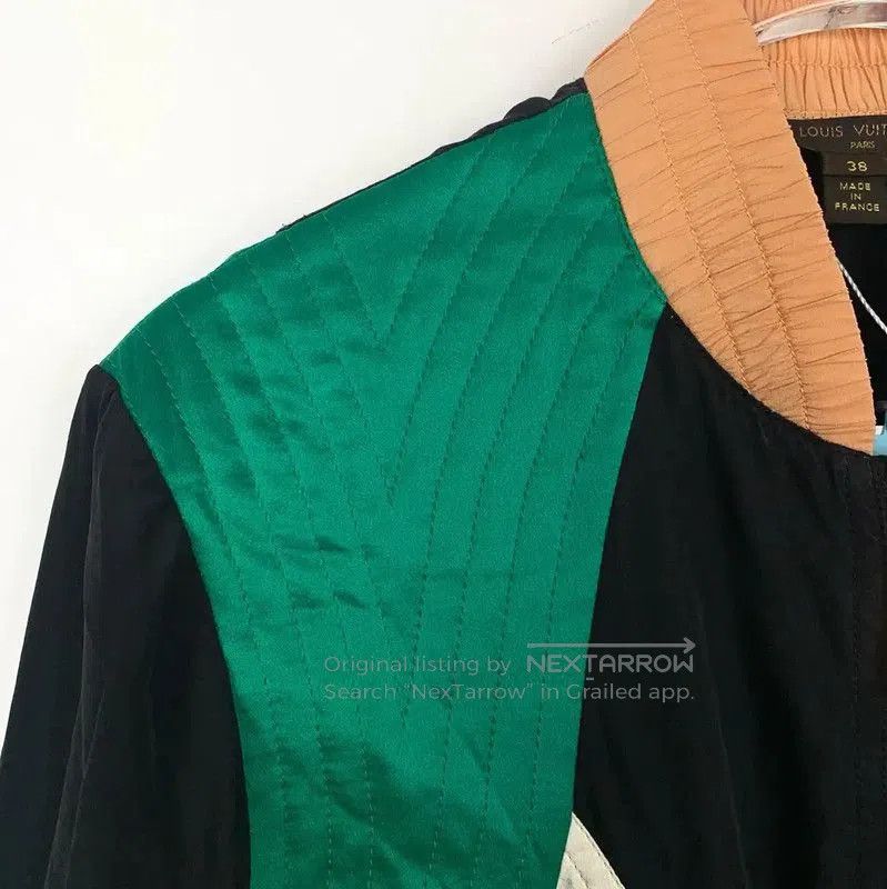 Louis Vuitton Louis Vuitton Color Block Silk Dress . Size M / US 6-8 / IT 42-44 - 3 Thumbnail