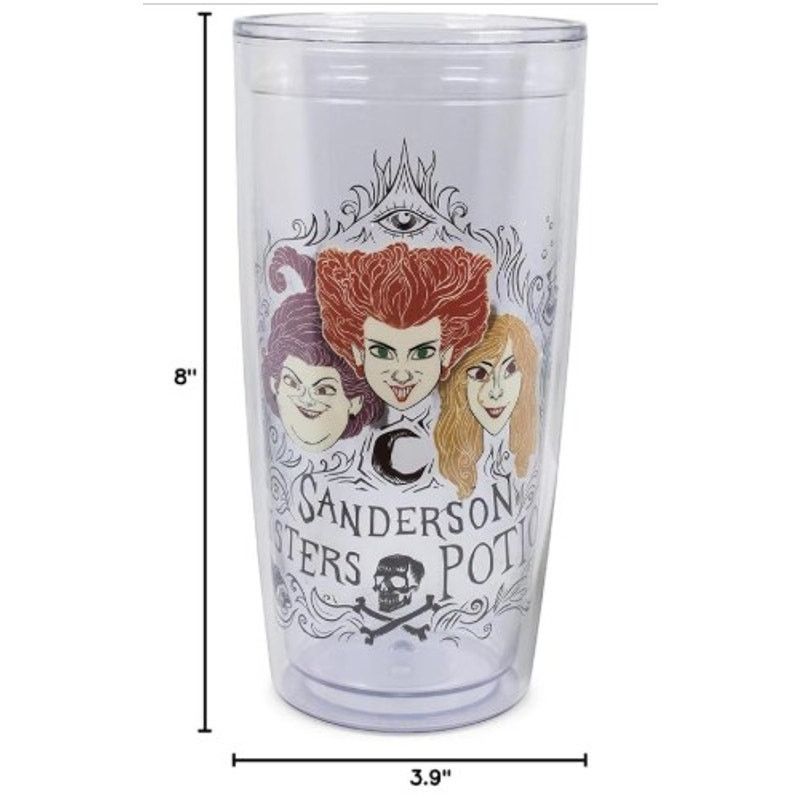 Disney Hocus Pocus 20oz Double Wall Travel Tumbler w/ Sip Lid Size ONE SIZE - 8 Thumbnail