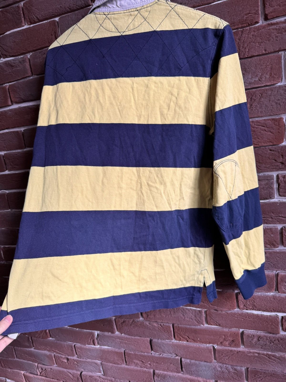 Polo Ralph Lauren Vintage Rugby Yellow Long Sleeve Polo Ralph Lauren PRL Size US M / EU 48-50 / 2 - 8 Thumbnail