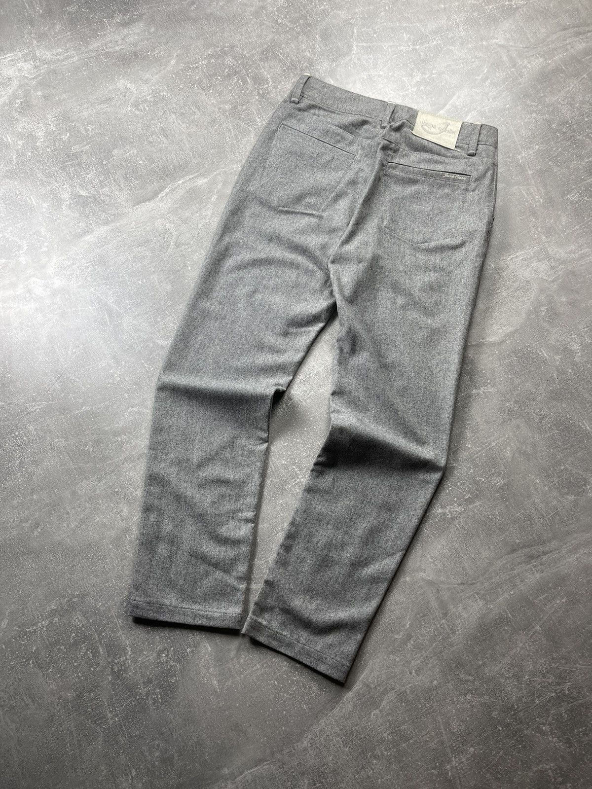 Jacob Cohen Jacob Cohen J606 Luxury Classic Edition Gray Wool Pants Size US 31 - 1 Thumbnail