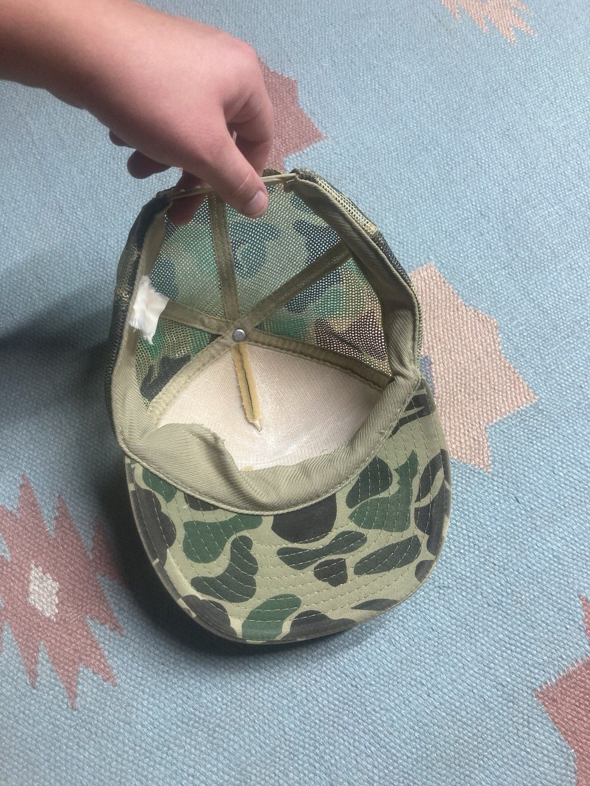 Vintage trucker hat duck camo Bodi Lake Michigan upper peninsul deer Size ONE SIZE - 5 Thumbnail