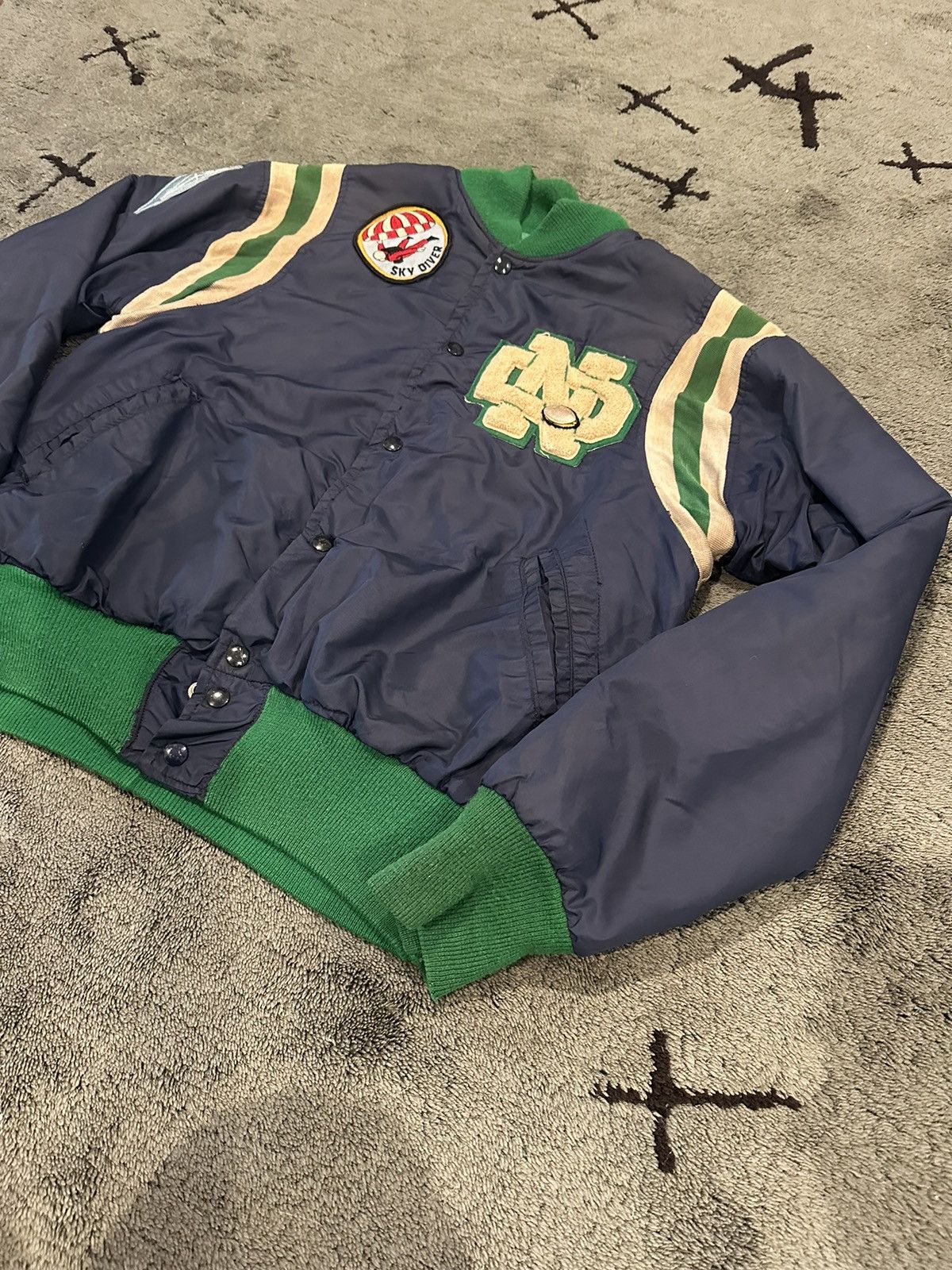 Vintage Vintage 1960’s Notre Dame Varsity Patch Jacket Size US M / EU 48-50 / 2 - 6 Thumbnail