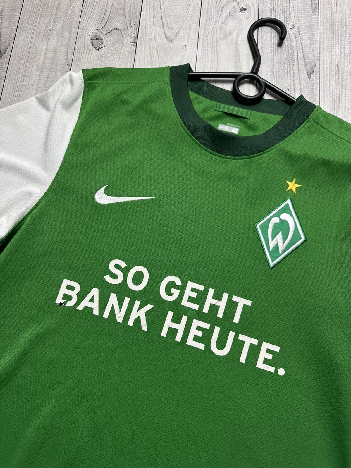 Nike × Vintage Vintage Nike Bremen Werder soccer jersey size M green Size US M / EU 48-50 / 2 - 2 Thumbnail