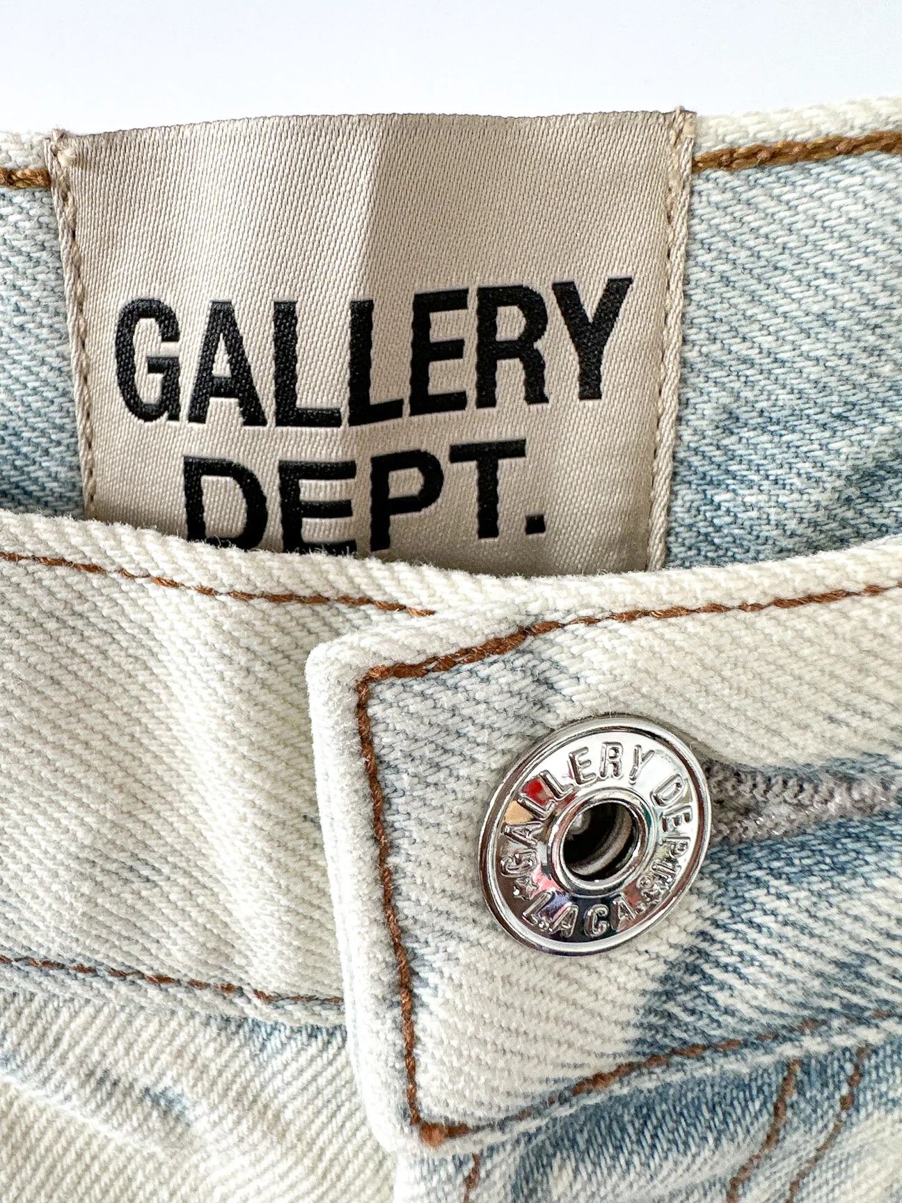 Gallery Dept. Gallery Dept. Levi 5001 Surf Side Bleached Reworked Jeans Size US 34 / EU 50 - 7 Thumbnail