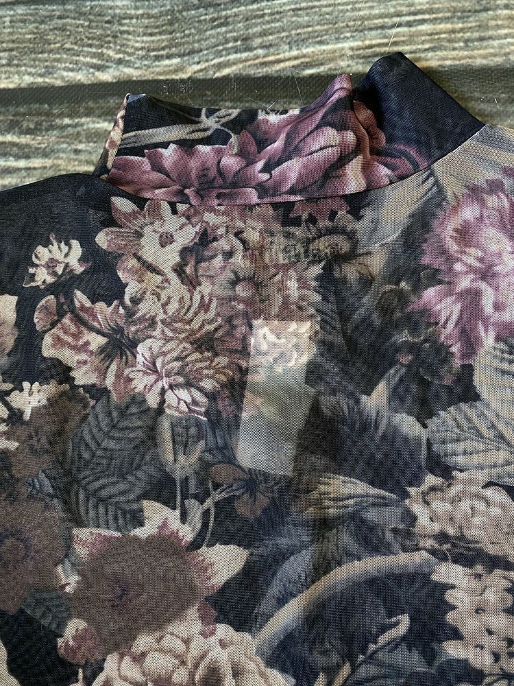 Jean Paul Gaultier Vintage Jean Paul Gaultier Roses Mesh shirt Size US M / EU 48-50 / 2 - 5 Thumbnail