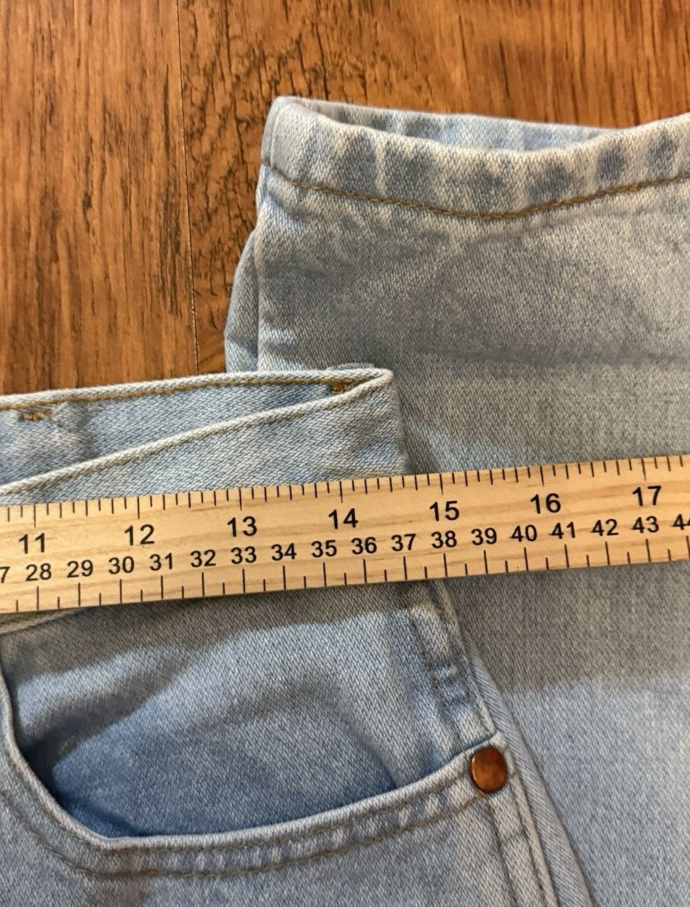 Wrangler Wrangler 10MWZGH Women's High Rise Straight Leg Jeans 11x34 Size 32" / US 10 / IT 46 - 7 Thumbnail