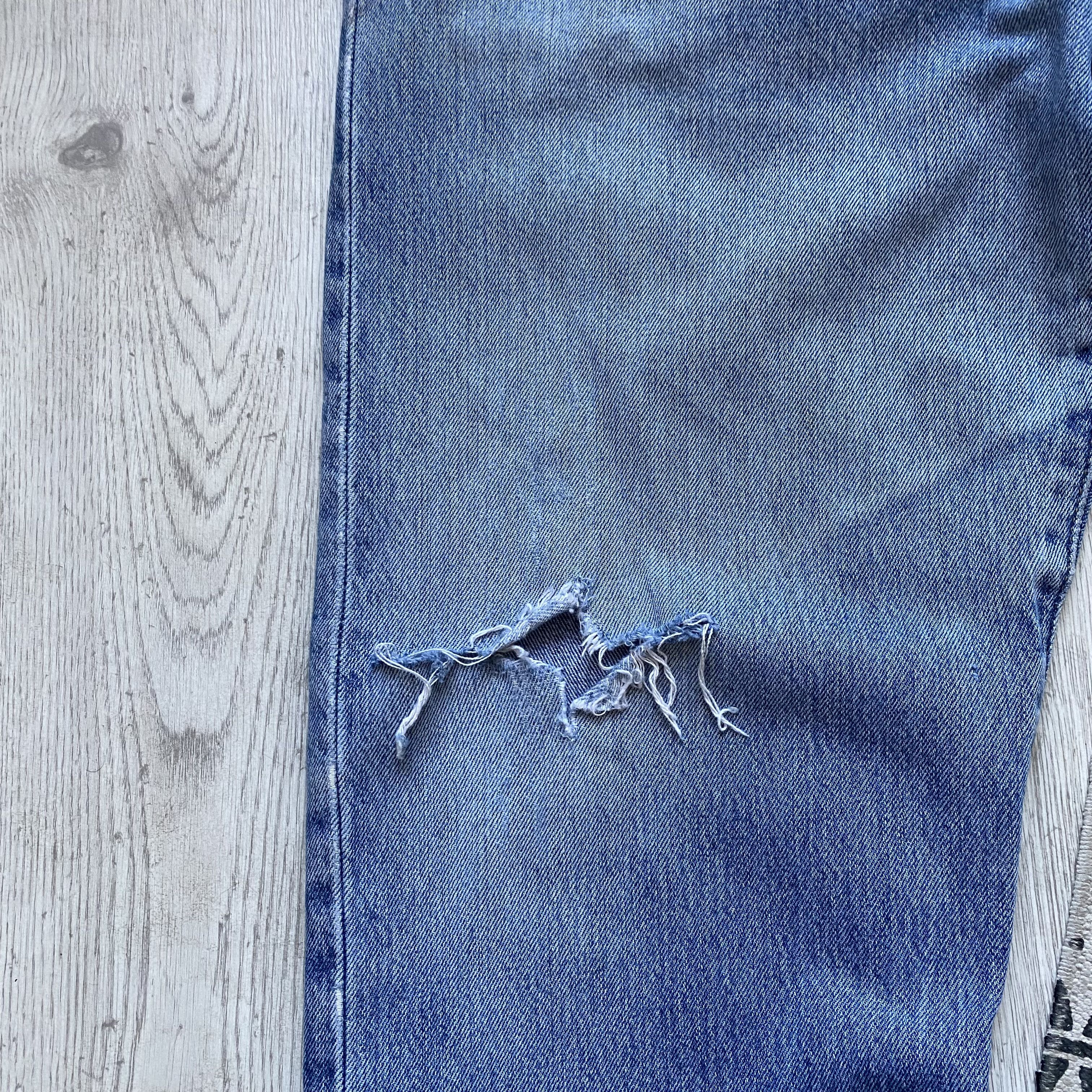 Levi's Vintage Clothing 👖Vintage 90's Levis jeans 501 Distressed Denim pants Y2K Size US 34 / EU 50 - 6 Thumbnail