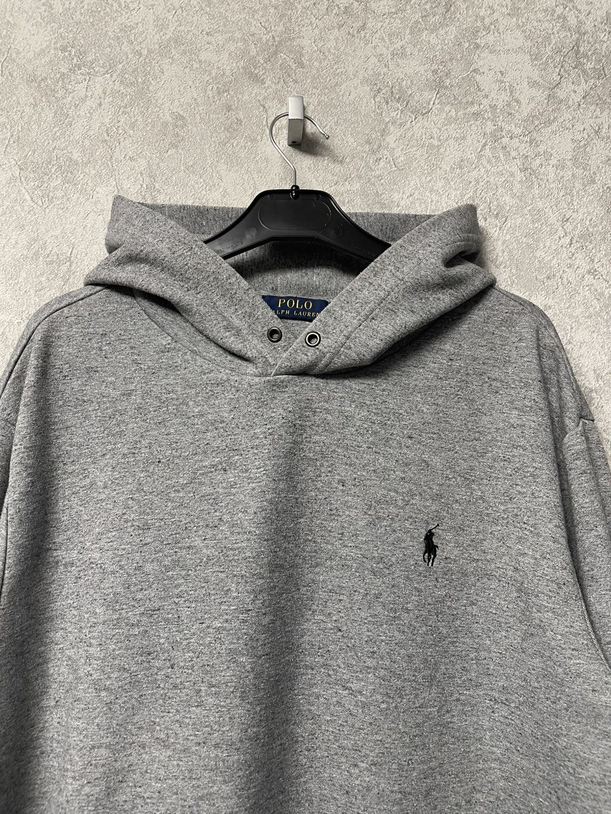 Polo Ralph Lauren Vintage Polo Ralph Lauren Grey Basic Hoodie Y2K Size US L / EU 52-54 / 3 - 2 Thumbnail
