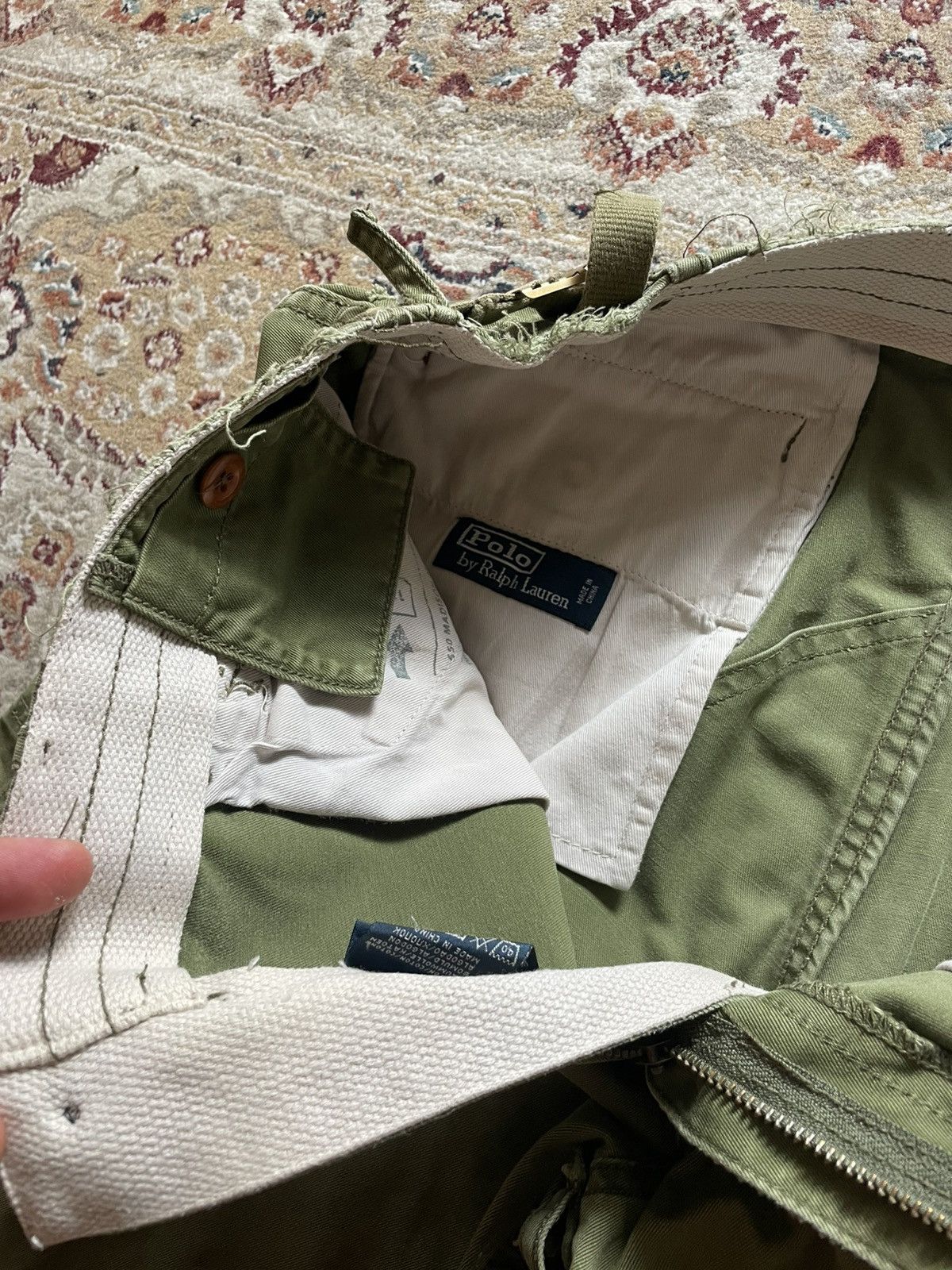Polo Ralph Lauren Type-1 Polo Ralph Lauren Military Cargo Shorts USA Distresed Size US 32 / EU 48 - 6 Thumbnail