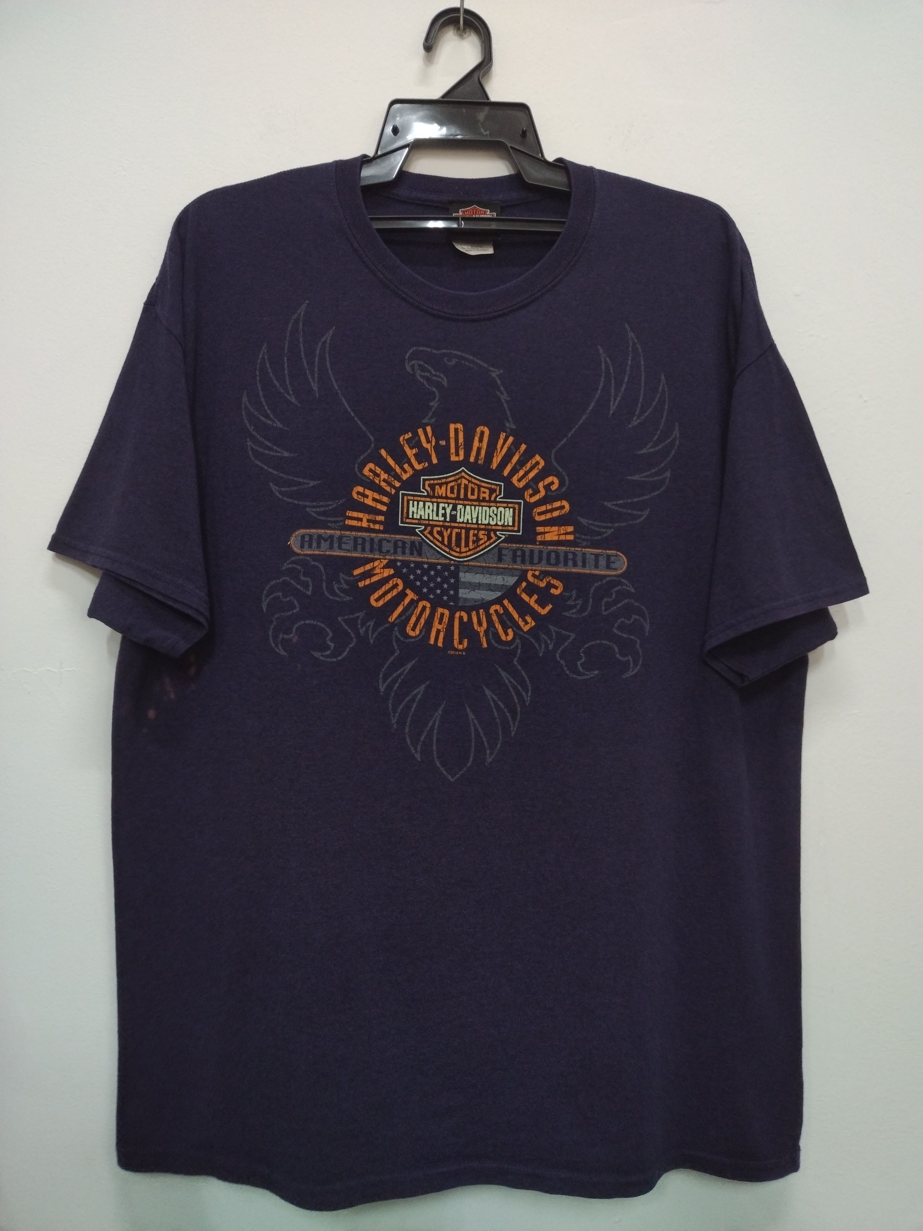 Harley Davidson × Vintage 2013 Harley Davidson style 3D HD eagle ROMMEL MARYLAND Size US XL / EU 56 / 4 - 20 Thumbnail