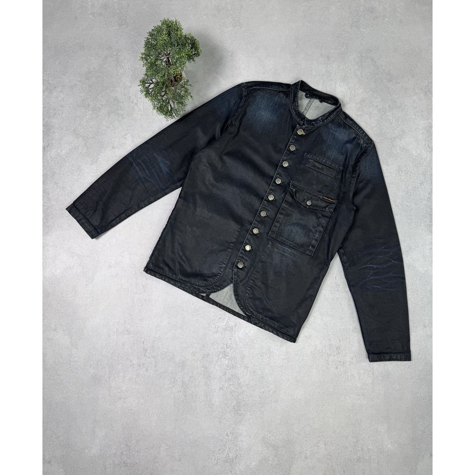 Nudie Jeans Nudie Jeans - Blue Denim Barney Horse Lining Jacket