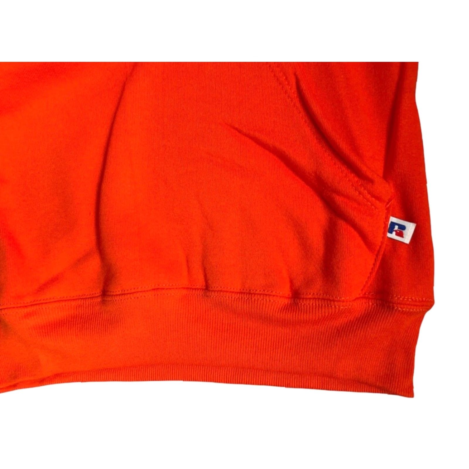 Russell Athletic VINTAGE Russell Athletic Hoodie Mens XS Orange 90s Deadstock NWT NOS Cotton Blend Crew Sweatshirt Size US XS / EU 42 / 0 - 4 Thumbnail