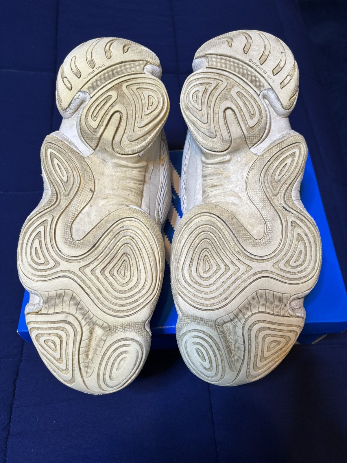Adidas Adidas Yeezy 500 Bone White 2019 Size 13 Size US 13 / EU 46 - 6 Thumbnail