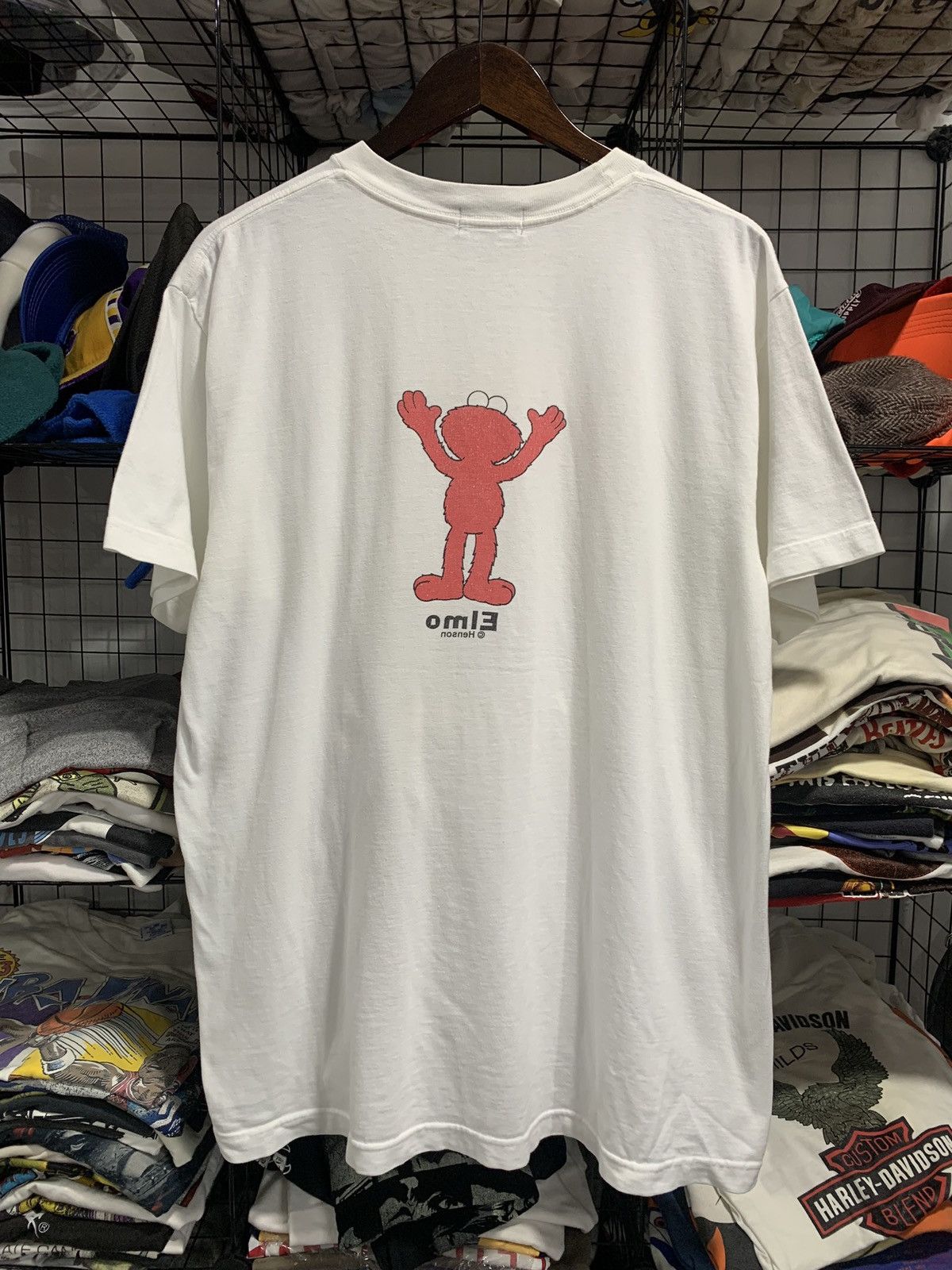 Cartoon Network × Vintage Vintage Elmo Mirror Print Tshirt Size US L / EU 52-54 / 3 - 2 Thumbnail