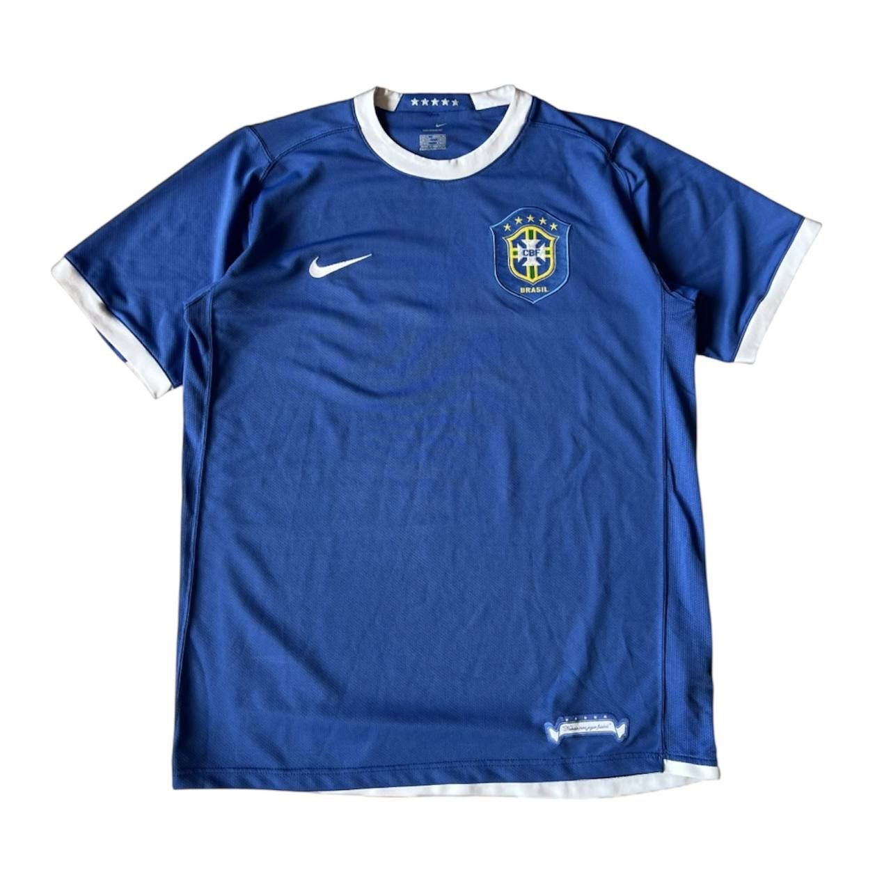 Vintage 2006/8 BRAZIL TEAM AWAY SOCCER FOOTBALL JERSEY SHIRT NIKE M Size US M / EU 48-50 / 2 - 1 Thumbnail