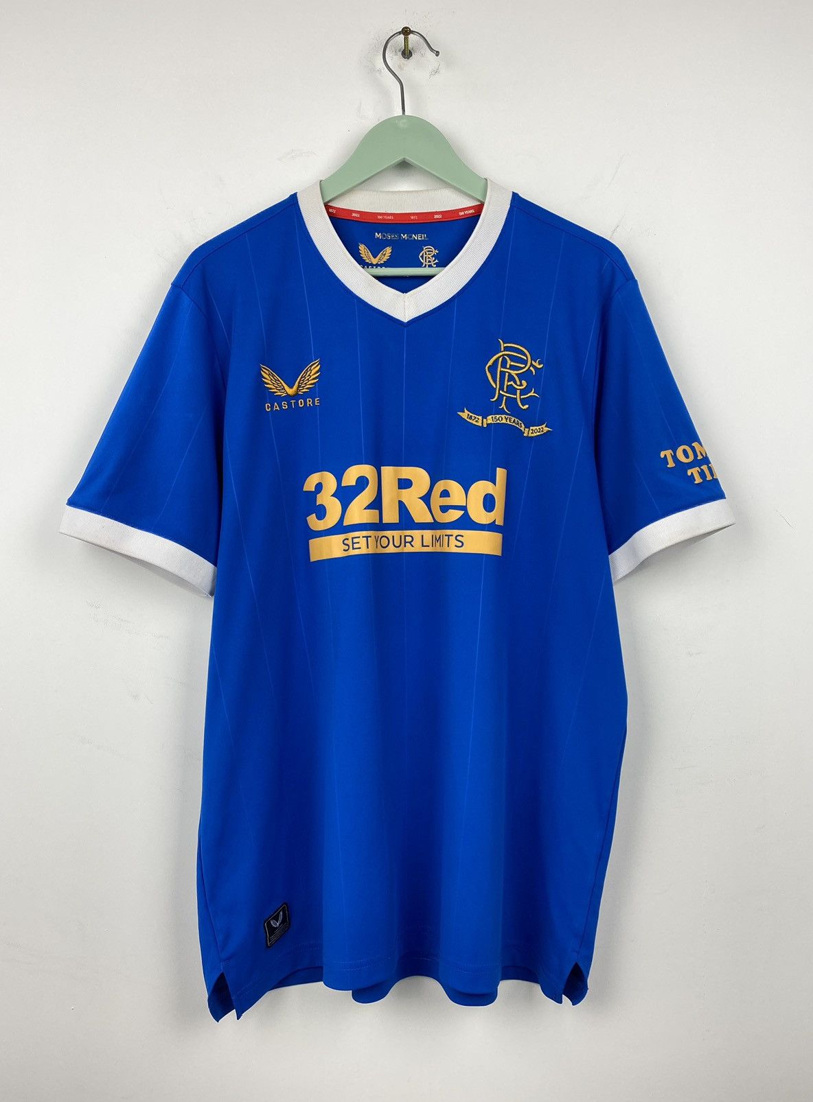 Castore Glasgow Rangers 2021 2022 Castore Football Jersey PSG Milan Size US XL / EU 56 / 4 - 1 Thumbnail