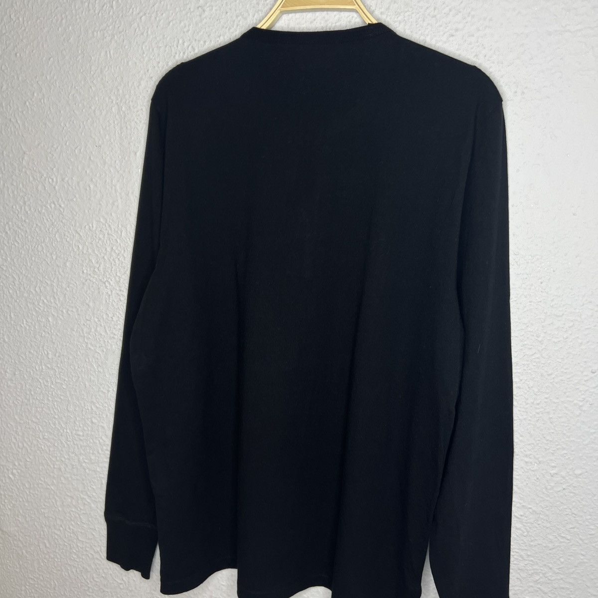 Tom Ford Tom Ford Long Sleeve Tshirt Tee Black Logo Classic Basic Size US XL / EU 56 / 4 - 9 Thumbnail