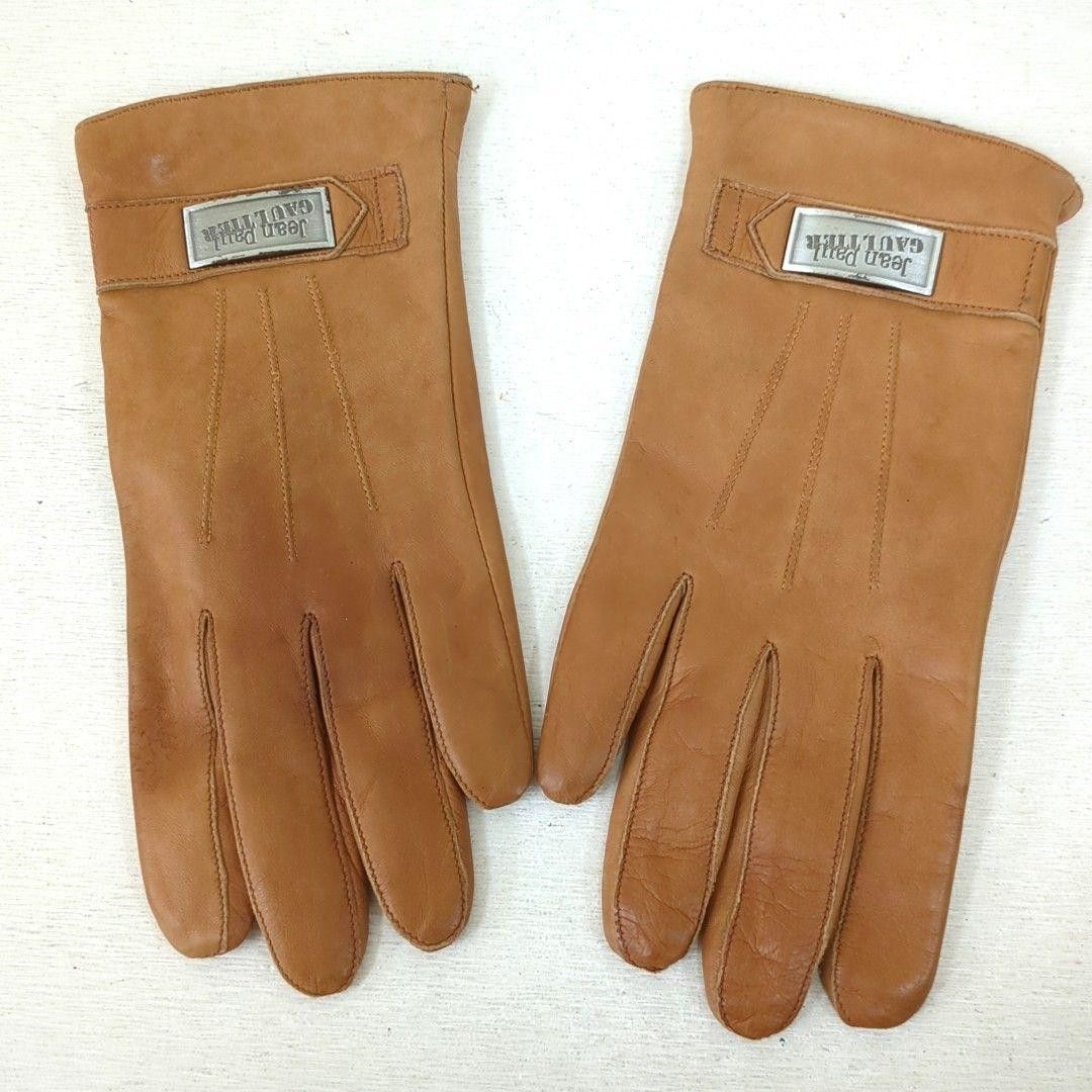 Jean Paul Gaultier Archive Leather Gloves Size ONE SIZE - 1 Thumbnail