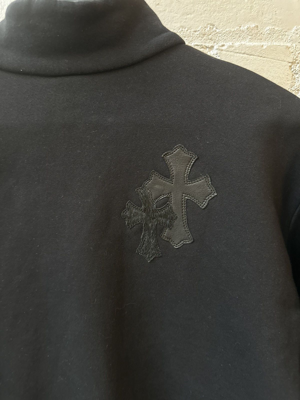 Chrome Hearts CHROME HEARTS CROSS PATCH SWEATER ZIP UP JACKET S / M Size US XS / EU 42 / 0 - 7 Thumbnail