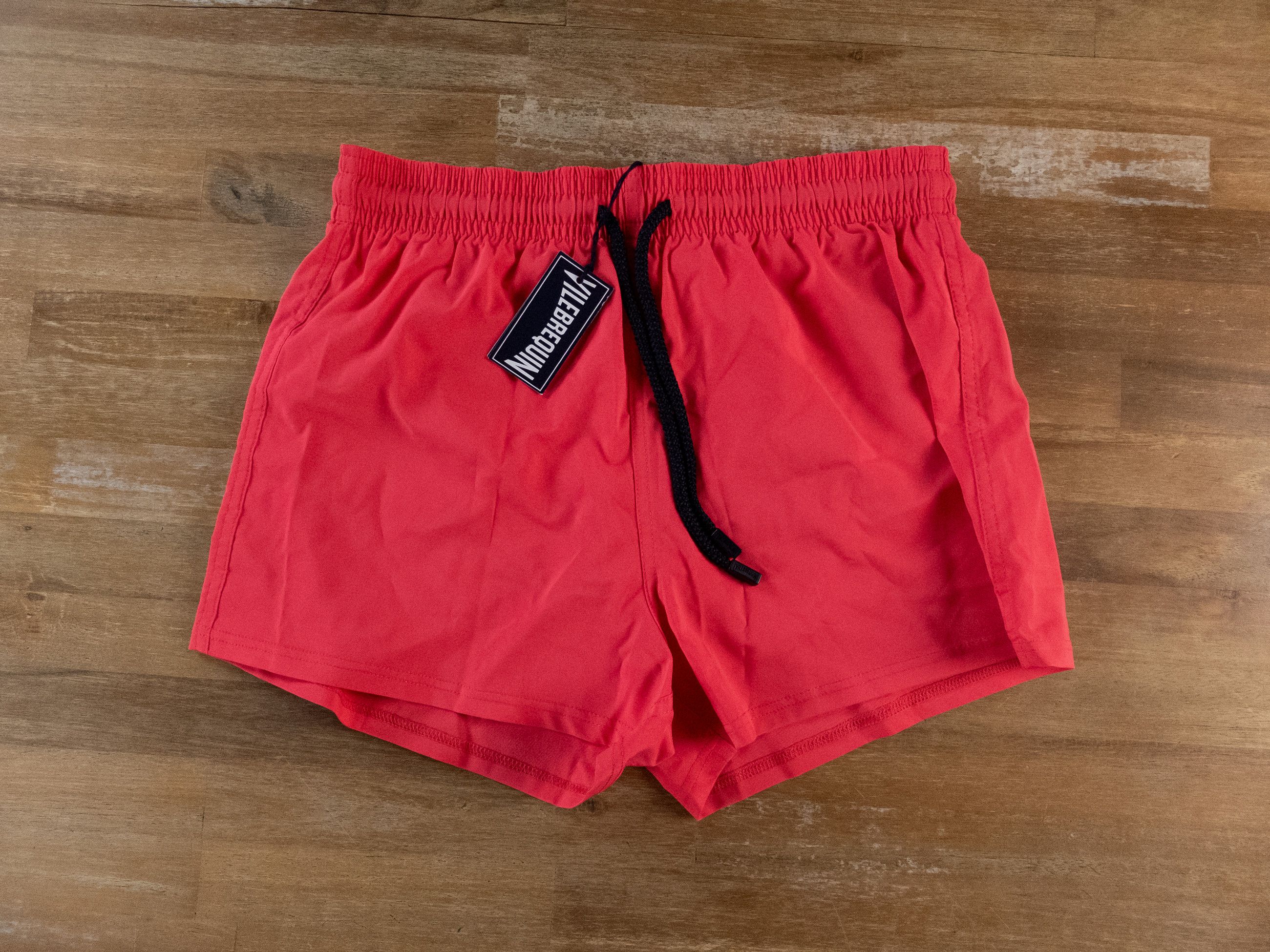 Vilebrequin VILEBREQUIN Massala solid pink fitted stretch swim shorts Size US 32 / EU 48 - 1 Thumbnail