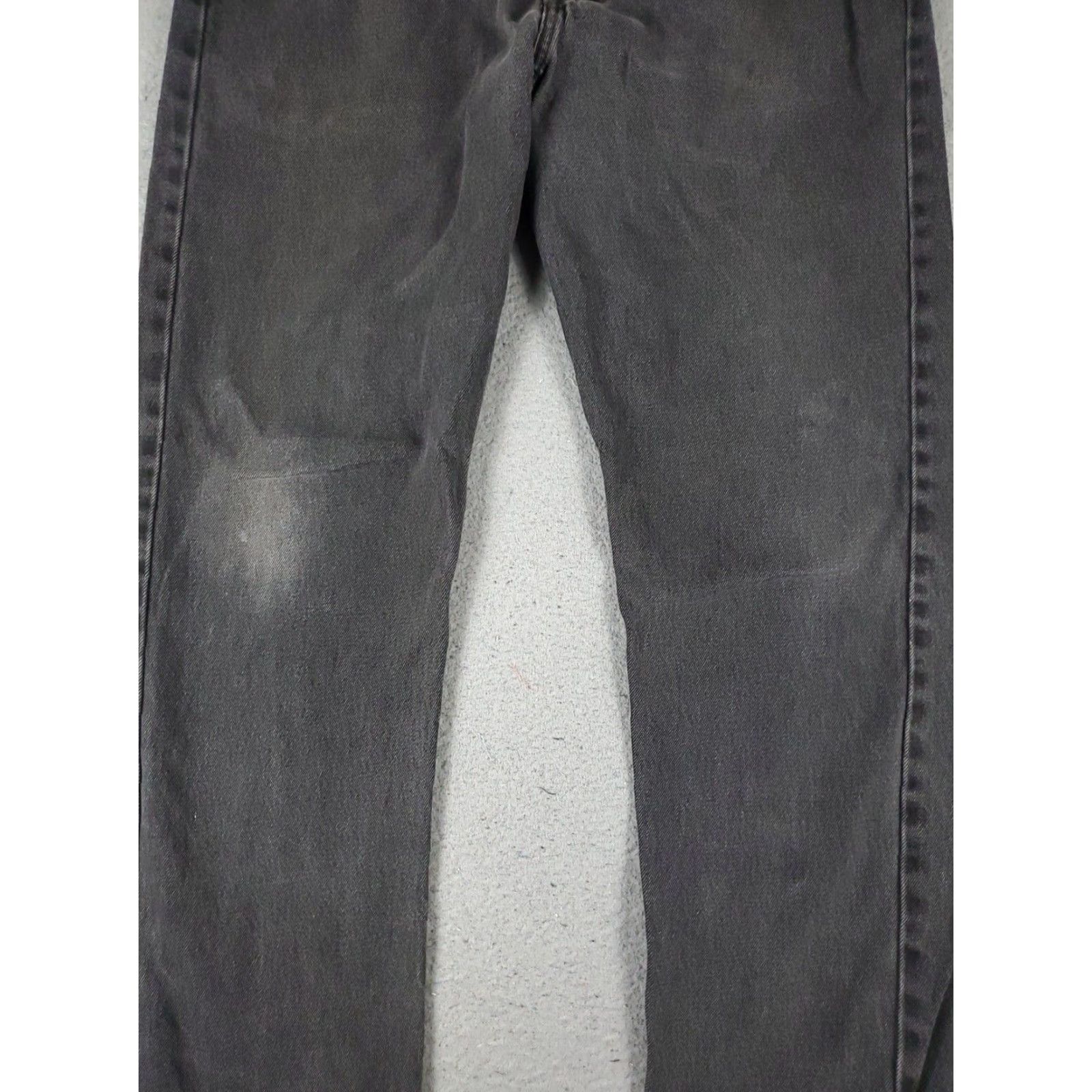 Levi's Levis 505 Straight Leg Jeans Mens Gray 36x34 Regular Size US 36 / EU 52 - 6 Thumbnail