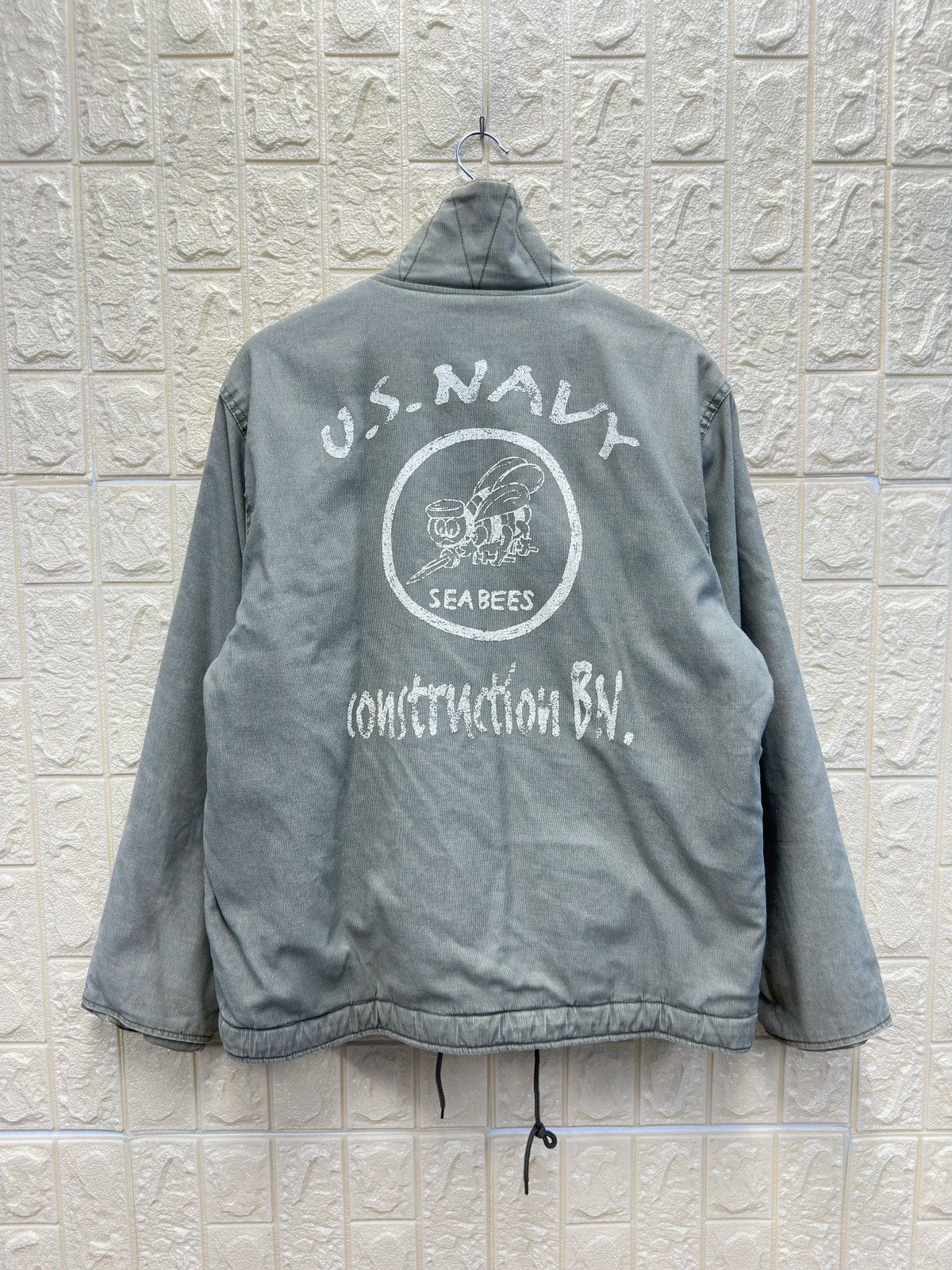 Vintage Vintage Union Made Us Navy Sea Bees Jacket MJ108 Size US M / EU 48-50 / 2 - 3 Thumbnail