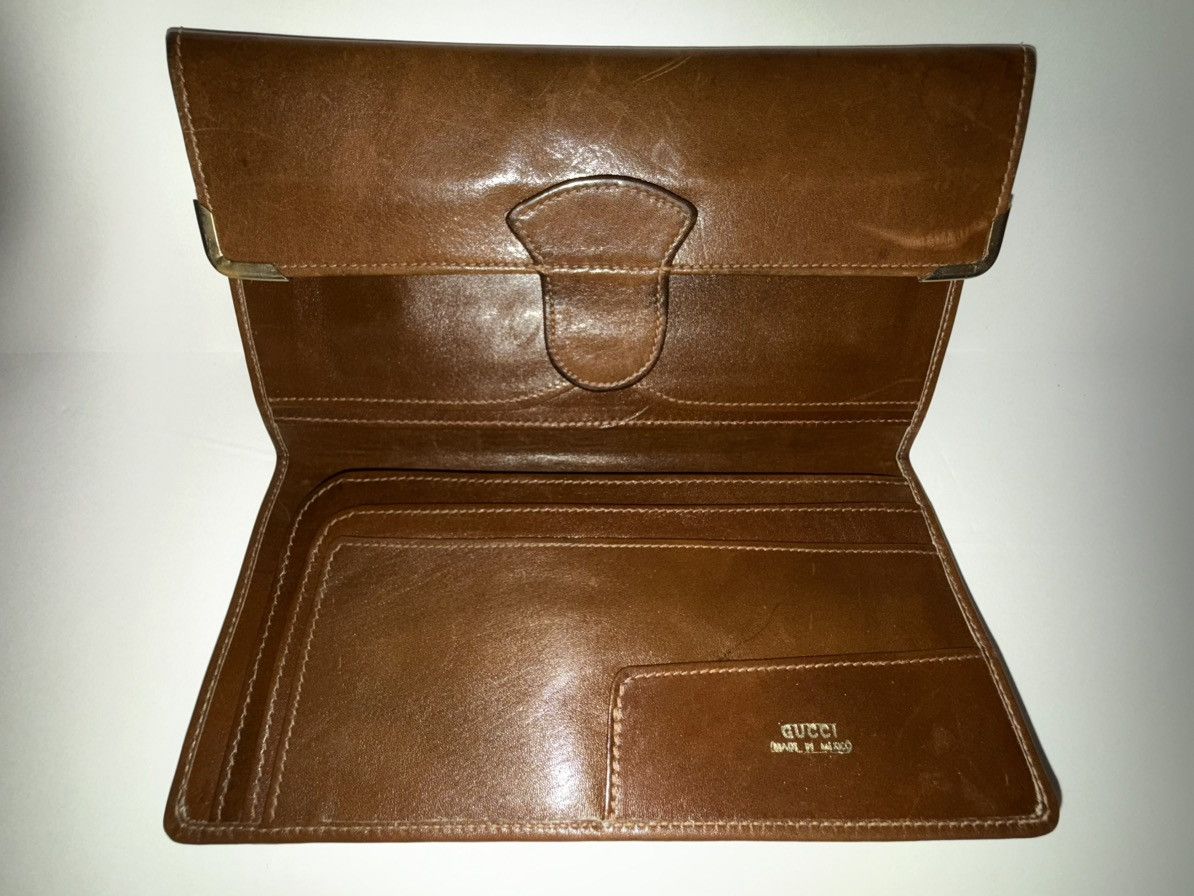 Gucci Vintage Gucci checkbook wallet Size ONE SIZE - 5 Thumbnail