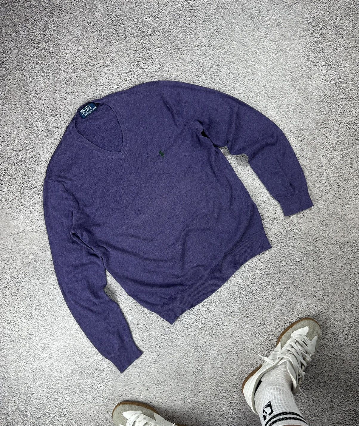 Polo Ralph Lauren Vintage Polo by Ralph Lauren Knit V-Neck Pullover Old Money Size US S / EU 44-46 / 1 - 1 Thumbnail