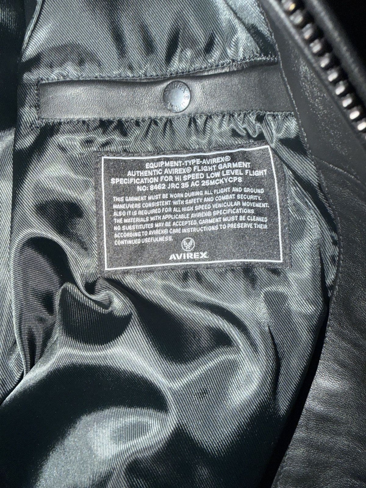 Avirex Avirex black leather jacket Size US S / EU 44-46 / 1 - 13 Thumbnail