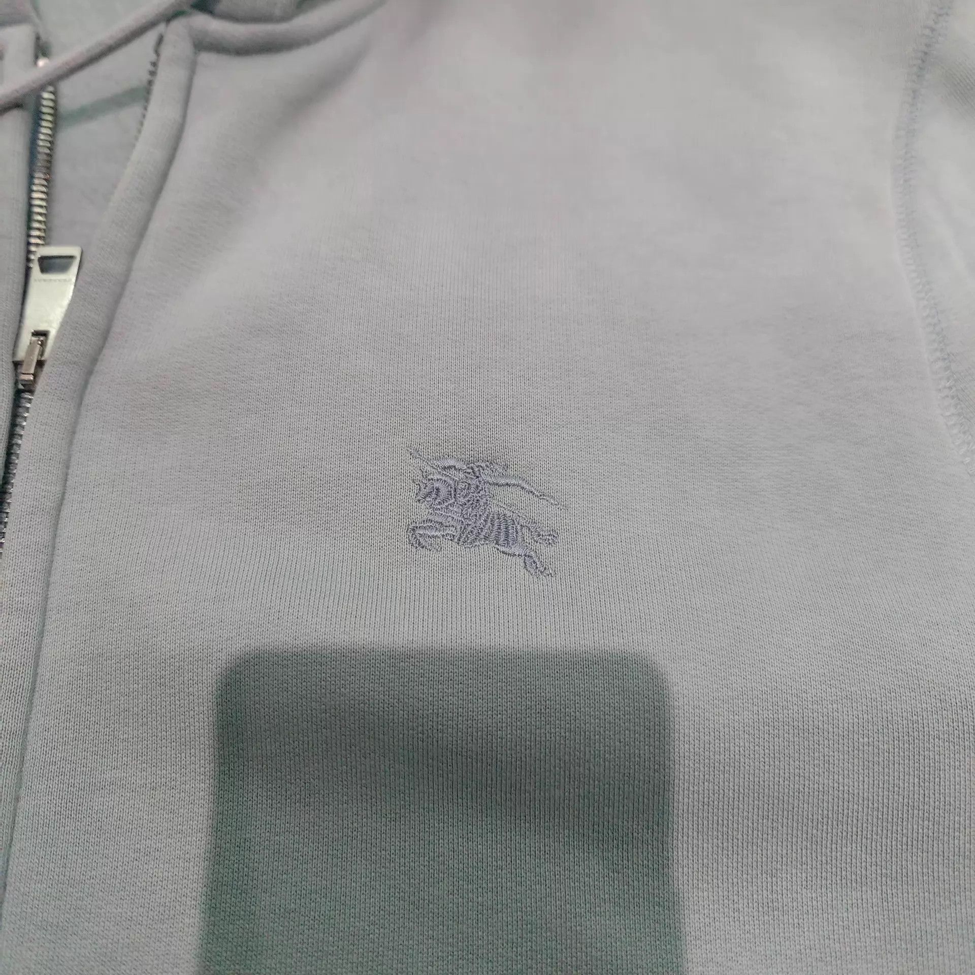 Burberry Burberry Light Blue Hooded Jacket Horseferry (L) Size US L / EU 52-54 / 3 - 5 Thumbnail