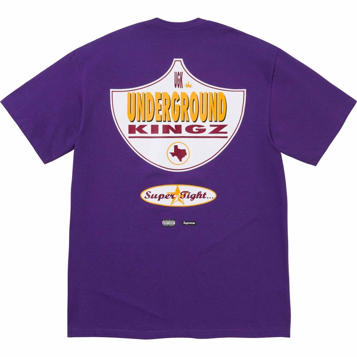 Supreme Supreme UGK Super Tight Tee Purple XL SS24 Size US XL / EU 56 / 4 - 1 Thumbnail