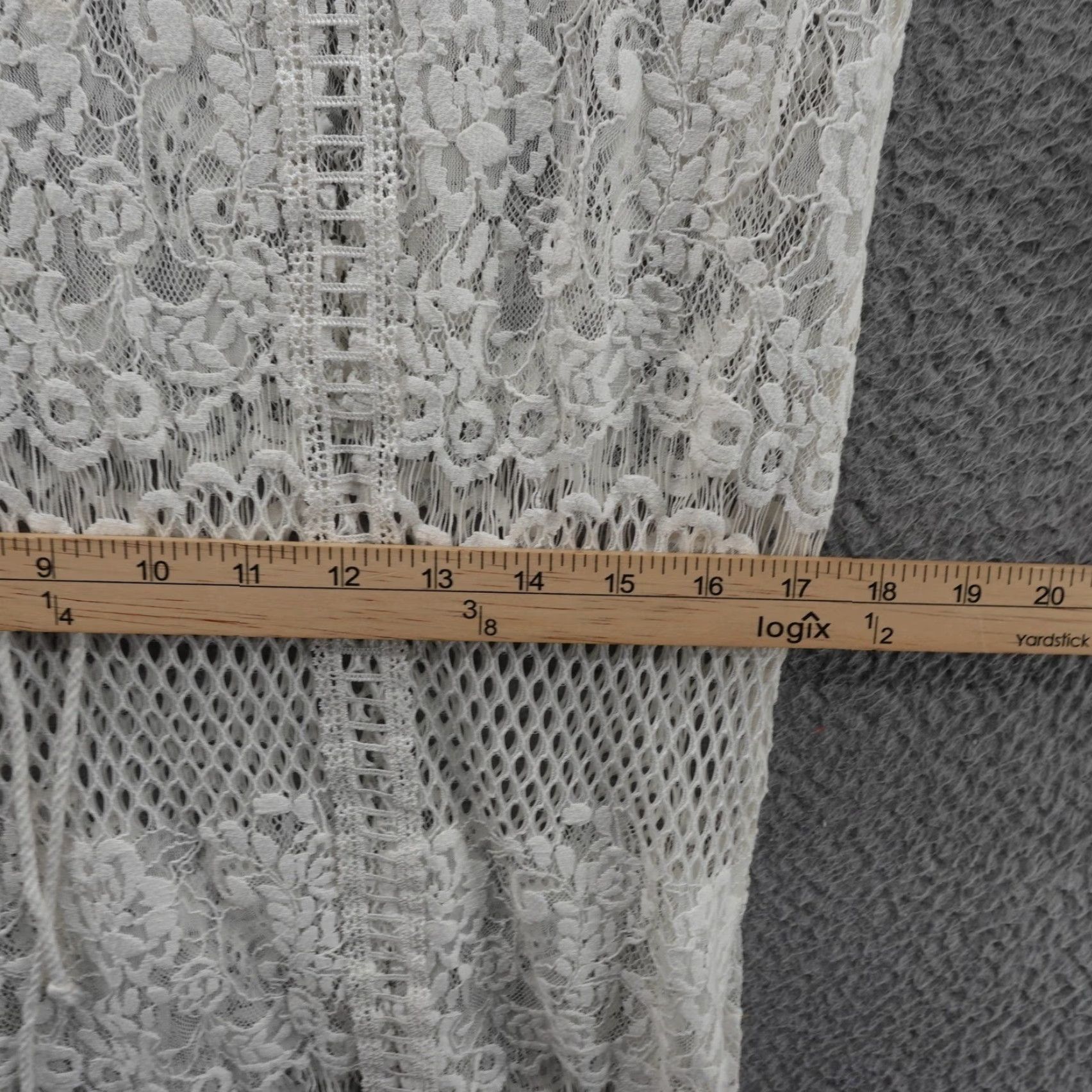 Free People Free People Luna Lace Midi Dress Womens Ivory White Boho Festival Crochet Size M / US 6-8 / IT 42-44 - 7 Thumbnail