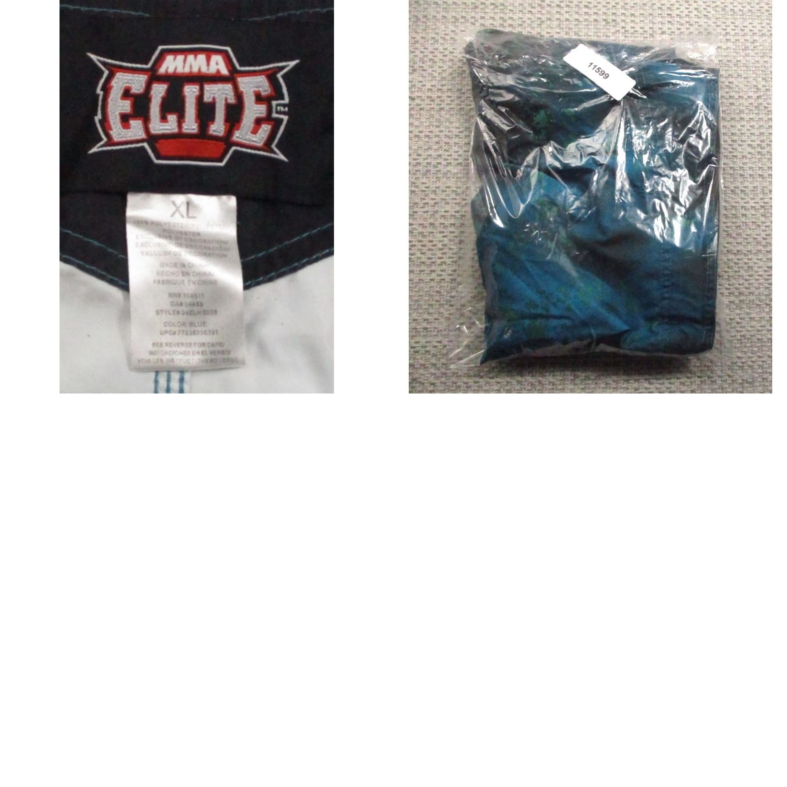 Vintage MMA Elite Board Shorts Mens XL Blue Black Cobra Graphic Quick Dry Beach Swim Trunks Size US 36 / EU 52 - 8 Thumbnail