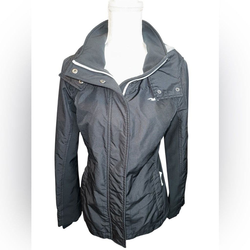 Hollister Hollister Women's California All-Weather Hooded Jacket #113 Size M / US 6-8 / IT 42-44 - 3 Thumbnail